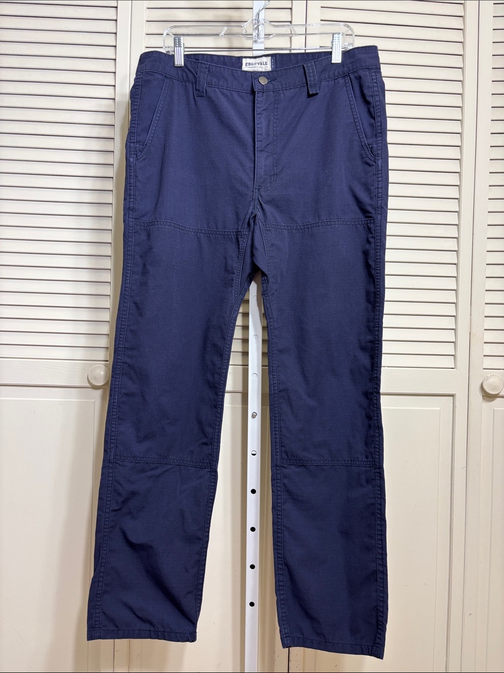Huckberry Edgevale Cast Iron Double Knee Slim Straight Pants 36 x 32
